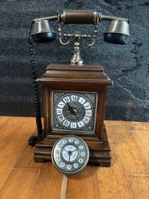 vintage antique 전화기 시계 인테리어 소품