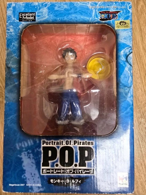 메가하우스 원피스피규어 pop루피,pop우솝,2년전 밀집모자해적단