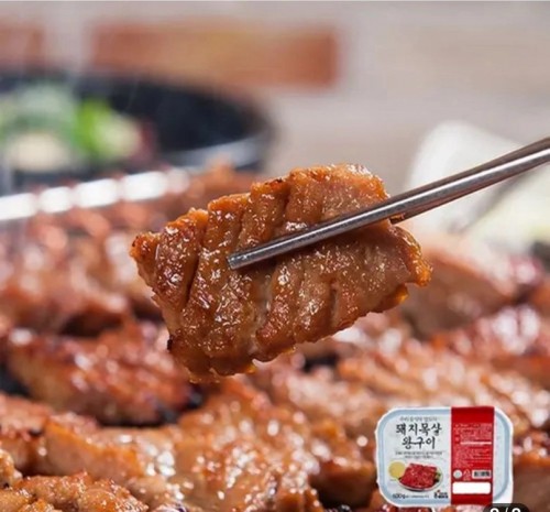 미개봉. [우리집식탁 밥도둑] 뼈없는 칼집 돼지목살왕구이 600gx6팩