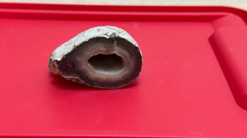 자수정 단면 [고급 희귀 수정 원석 /인테리어 소품 8*5cm]