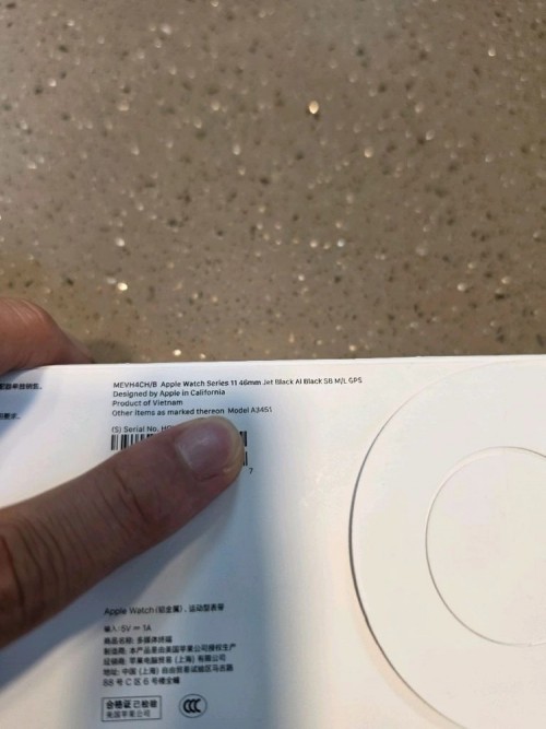 애플워치 11 46mm 제트블랙 AL BALCK GPS모델 (중국판)