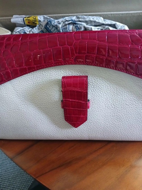 천연 악어가방