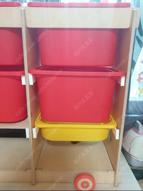 튜즐 친환경 자작나무 장난감수납장 정리함 판매합니다.
