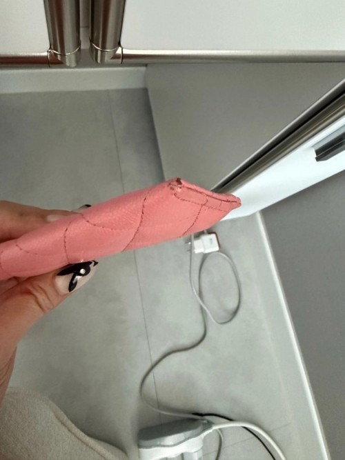 정품)샤넬 카드지갑 캐비어 핑크