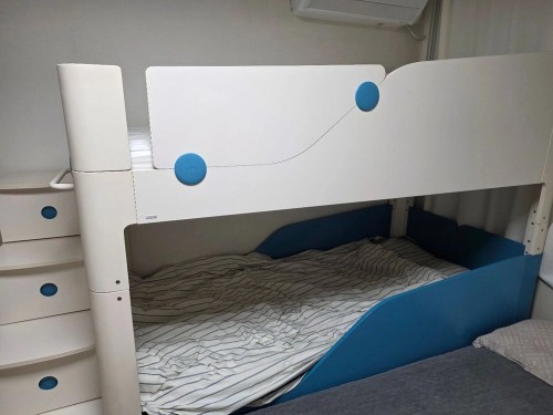 일룸 팅클팝 2층침대 계단장 포함 (매트 불포함)