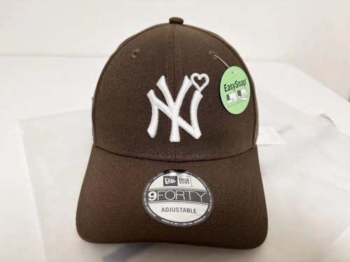 Basicks 뉴에라XMLB 9FORTY 뉴욕 양키즈 캡 모자 브라운