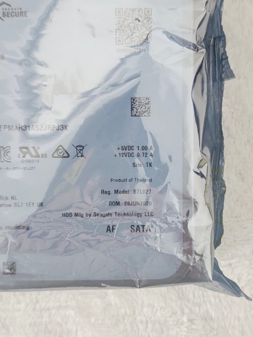 CCTV HDD 씨게이트 하드디스크 12테라 SEAGATE 12TB 미개봉 CMR PMR