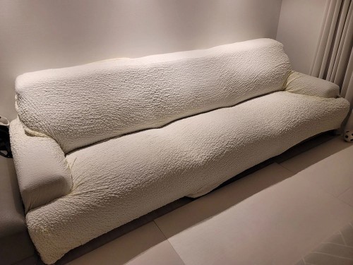 까사르떼 3D 팝콘 소파커버 XL 아이보리