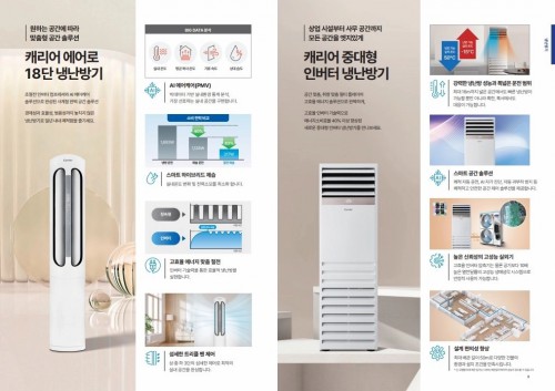 미개봉 캐리어 에어컨 냉난방기 6평~40평 기본설치포함