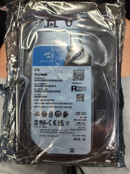 CCTV HDD 씨게이트 하드디스크 2테라 SEAGATE 2TB 미개봉 새제품