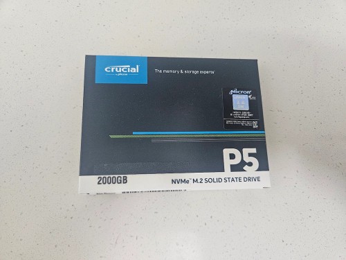 Crucial 마이크론 NVMe M.2 SSD 2TB P5 미개봉 판매합니다