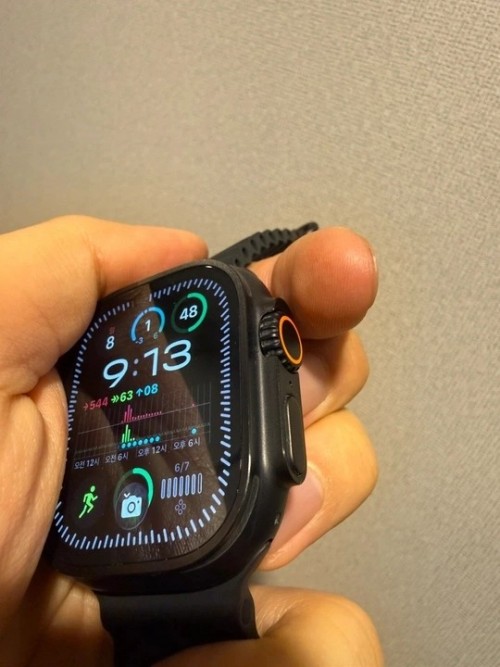 스마트워치 애플워치 울트라 2 티타늄 49mm 블랙