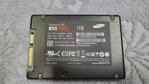 삼성전자 850pro 1TB ssd