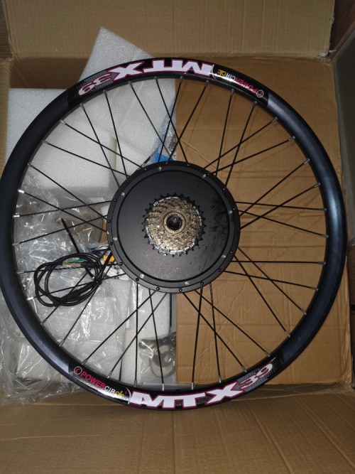 [미사용] 48V 1000W 전기자전거 모터휠 키트 + 48V 20Ah 배터리 일괄